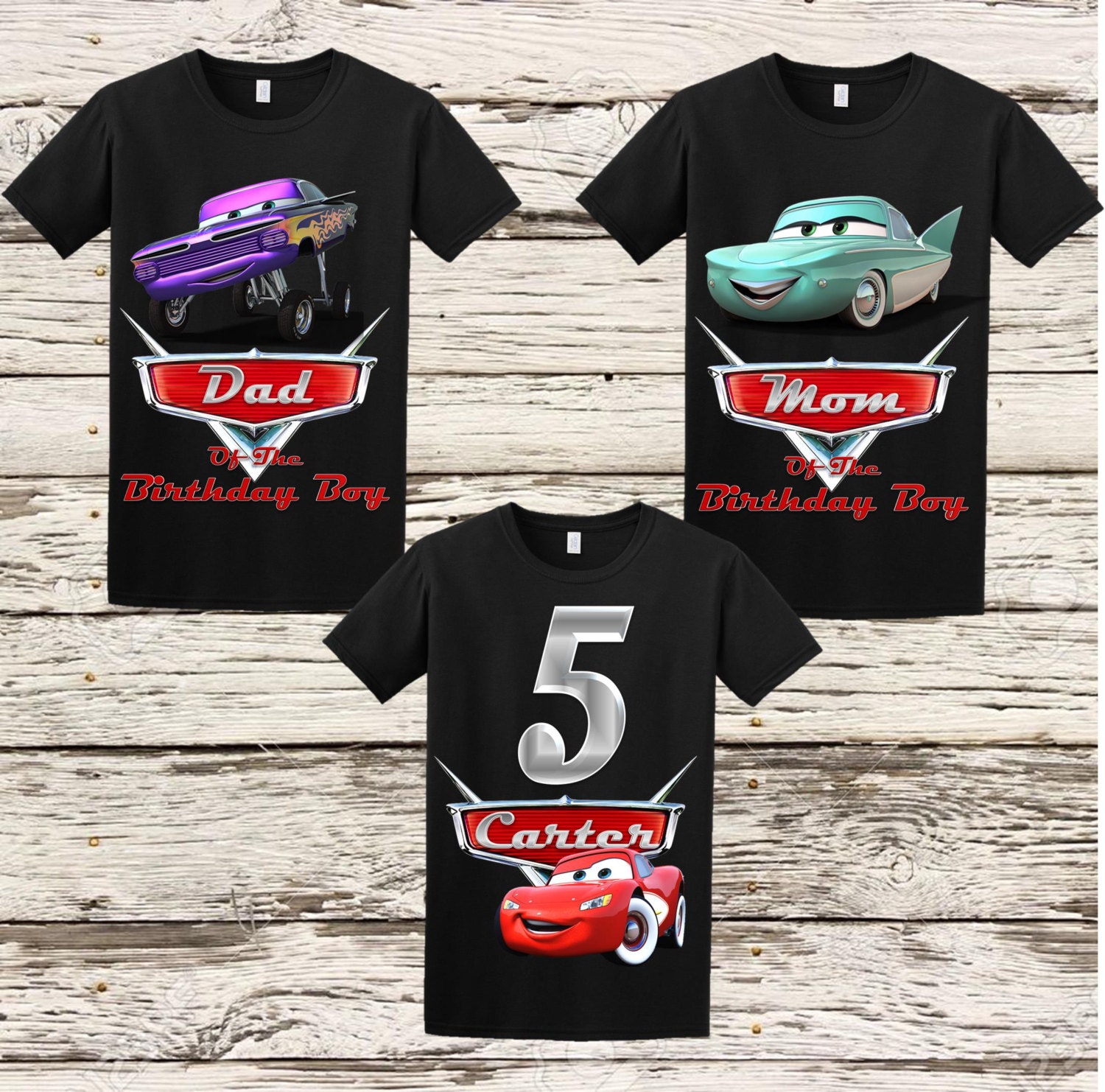 Disney Cars Birthday Shirt Cars Shirt Matching Family