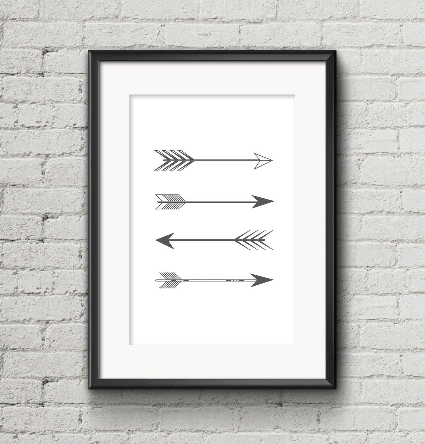 Arrows poster printable art digital design home by PrintingLife