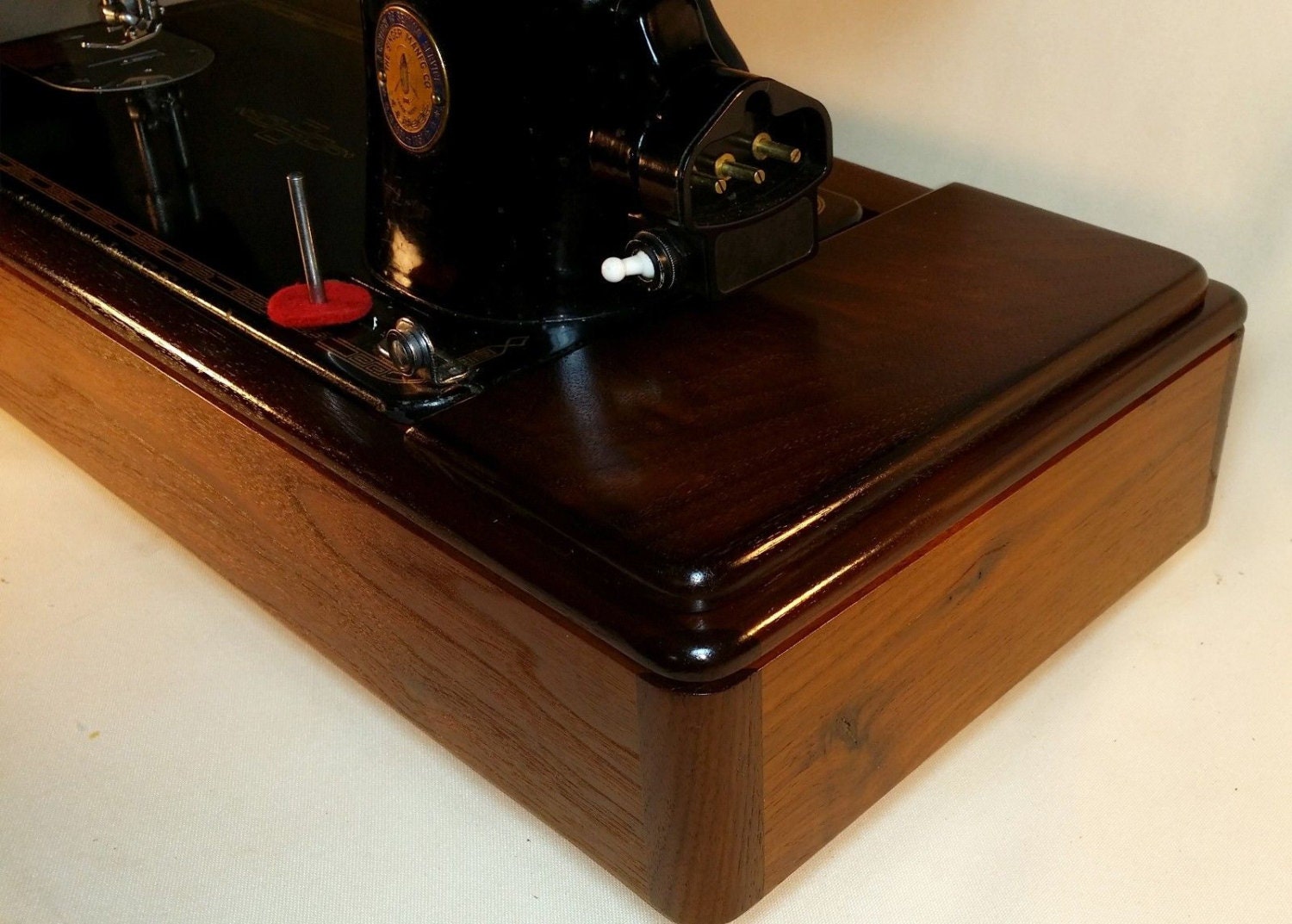 Custom Singer Sewing Machine Wood Base for Singer 1591 201