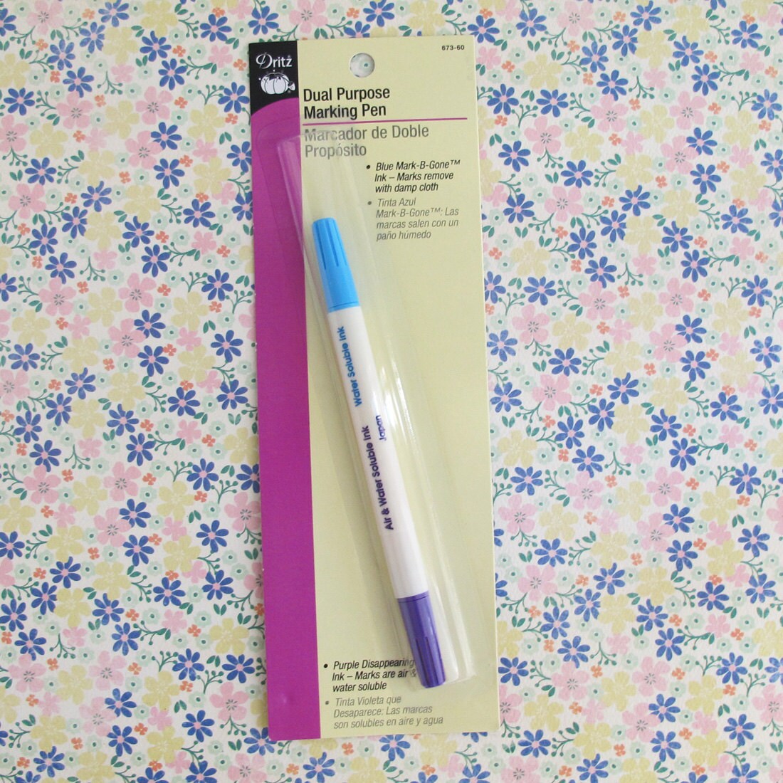 Dritz Dual Purpose Marking Pen MarkBGone dual fabric