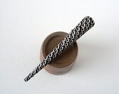 ON SALE Black Shibori Simple Hair Accessory, Japanese Kimono Beak Clip