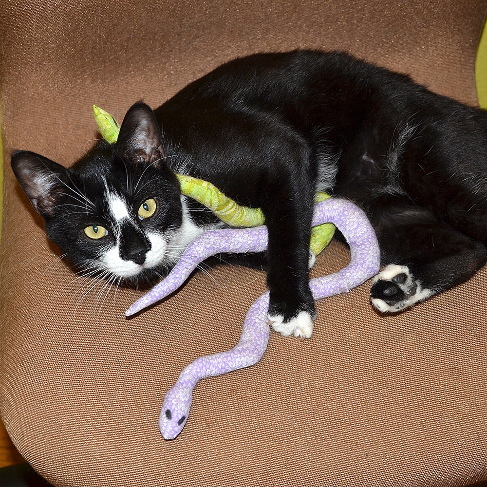 felt snake cat toy