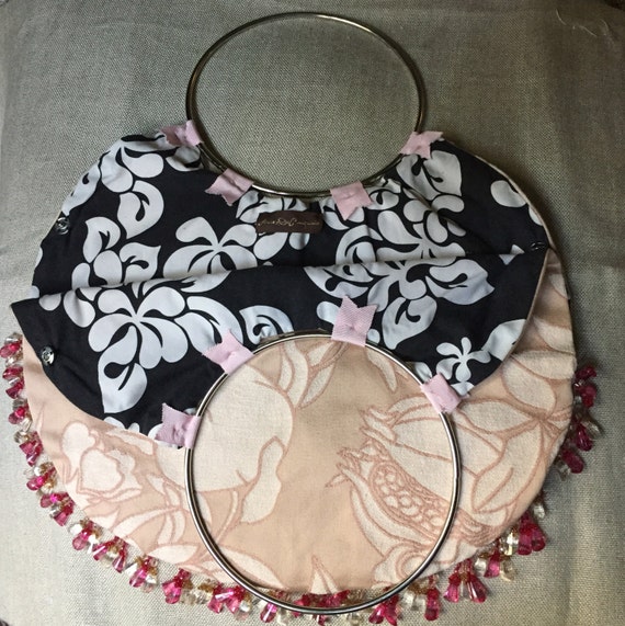 pink circle purse