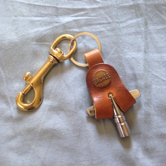 Items similar to Leather drum key holder on Etsy