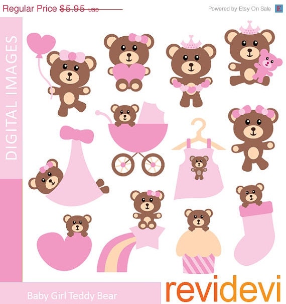 girl teddy bear clip art - photo #19