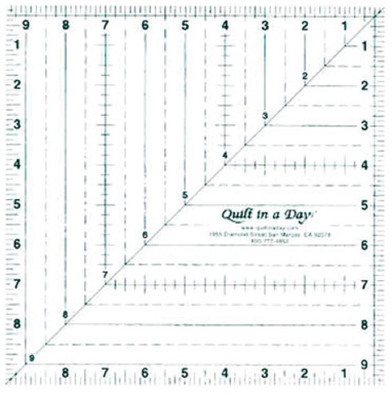 91/2 Square Up Ruler Quilting Elenor Burns Quilt in a