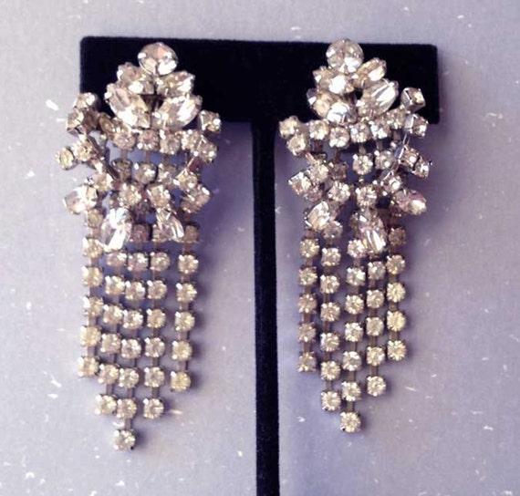Lights on clip Pendant vintage Chandeliers & earrings chandelier