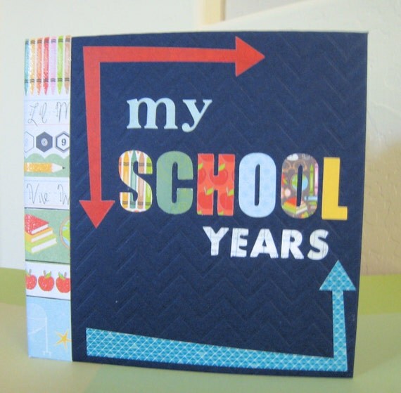 Items similar to My School Years mini album on Etsy