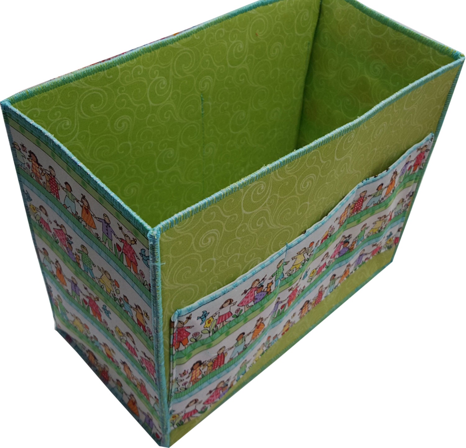 Large Organizer for Baby Nursery Baby Shower Gift in Lime