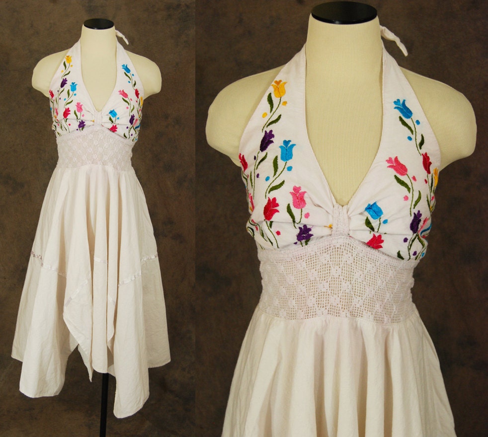halter mexican dress