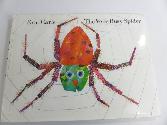 Vintage The Very Busy Spider Eric Carle Hard by VIVALASVINTAGE