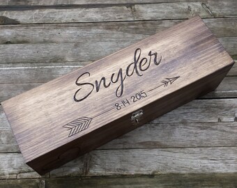 Wedding Wine Box, Wine box ceremony, first fight box, wedding wine ceremony, wedding gift, anniversary gift, shower gift, heart and arrow