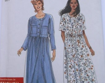 Country Chic Dress Pattern Simplicity 9710 Misses Dress Pattern Size 6-24