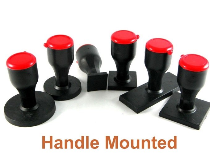 Personalized Custom Handle Mounted or Self Inking Made Return Address Rubber Stamps R67
