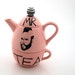 Mr. T  Tea Teapot, Tea For One,  By Lennymud on Etsy, available in white only