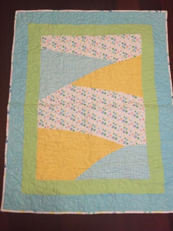 Gender Neutral Baby Quilt by SimplyPam on Etsy