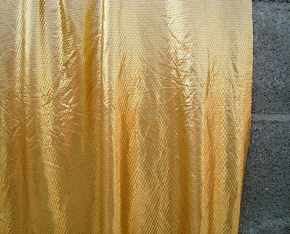 gold lame fabric