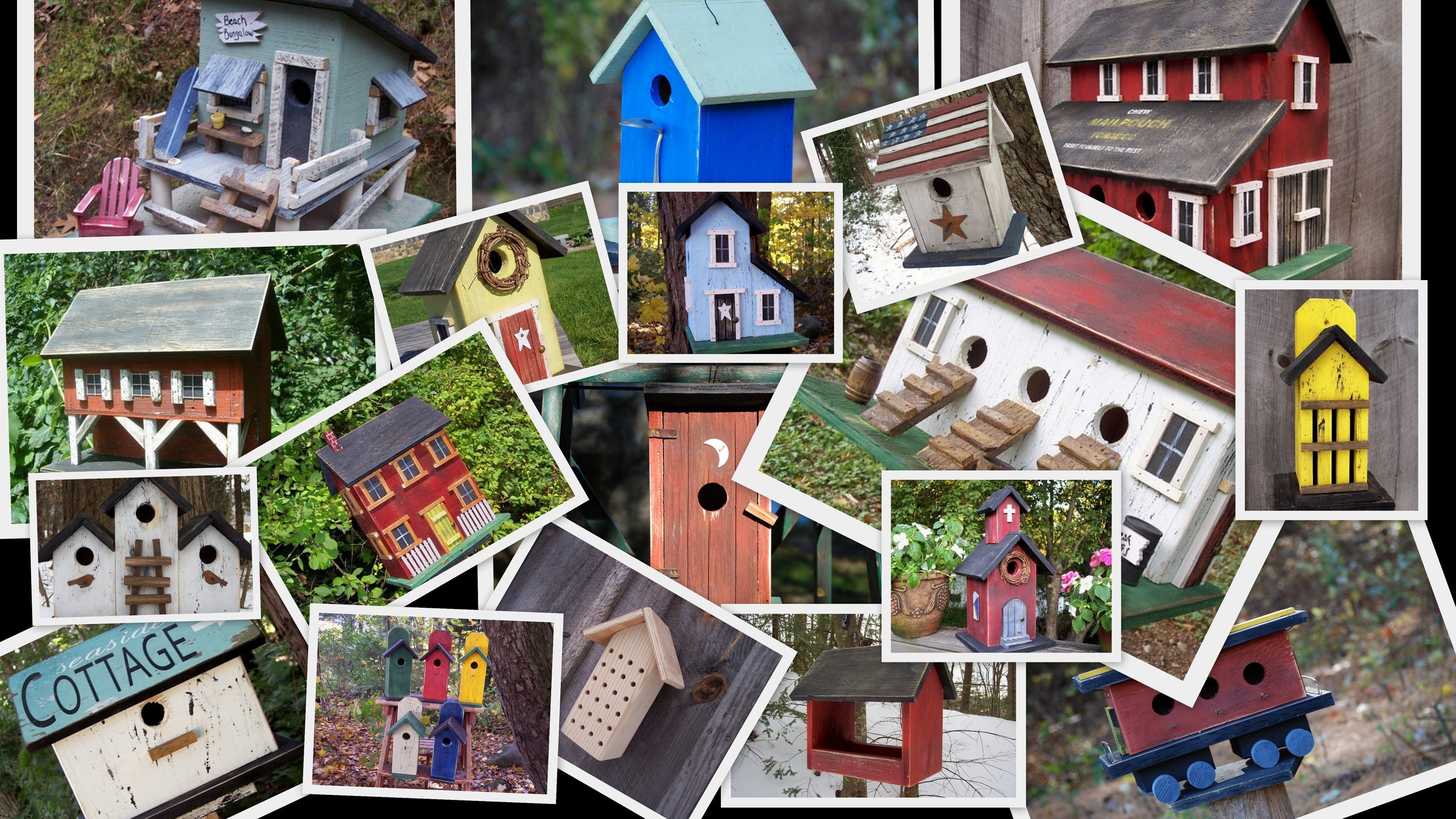 View Country Home Birdhouses by birdhouseaccents on Etsy