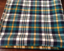 Popular items for plaid wool fabric on Etsy
