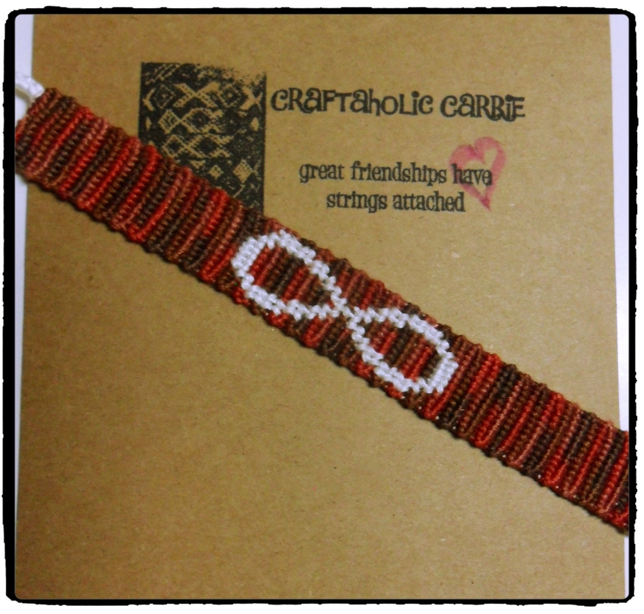 Woven Infinity Friendship Bracelet