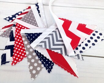 Bunting Banner Mini Fabric Banner Fabric Flags Baby Nursery