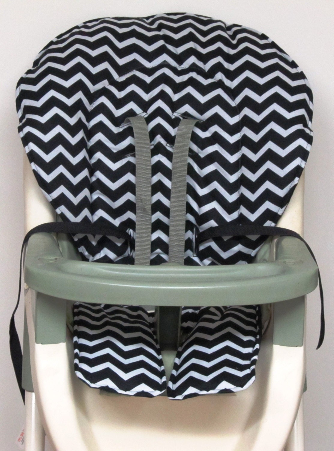 GRACO high chair cover pad replacement black and pale gray