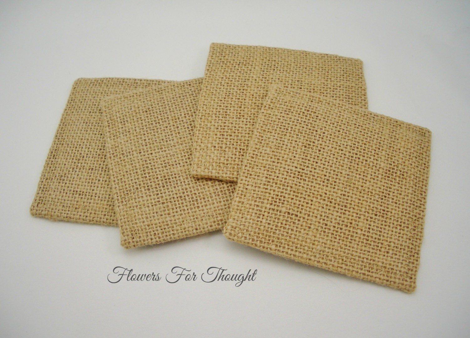 plain burlap coasters set of 4 fft original heavy duty plain burlap coasters set of 4 fft original heavy duty