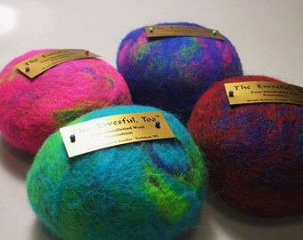 Small Ewesful Pincushion Needle Pin Cushion Felted Wool