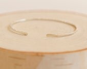 Sterling Silver Hammered Thin Cuff | Sterling Silver | Hammered Cuffs | Dainty Cuffs | Gifts for Her | Thin Cuffs | One of a Kind