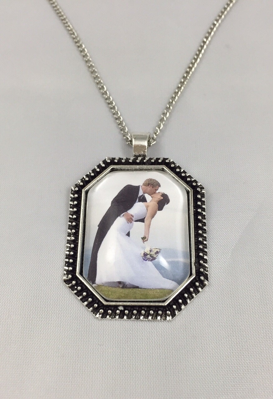 Custom Photo Necklace Custom Key Chain by ChutneyBlakeDesigns