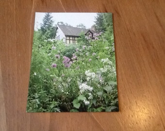 Photo magnets of Shakespeare House and the bench at Paramecium Pond, Wellesley College