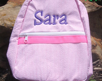 Personalized Backpack Embroidered Backpack with Child's Name or Monogrammed Knapsack for Your Toddler Backpack