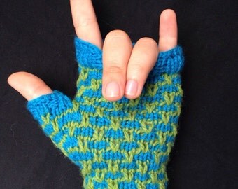 Hand Knit Fingerless Gloves