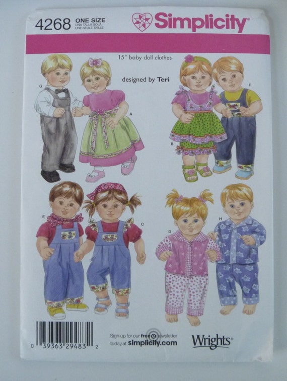 Doll Clothes for 15 inch Boy and Girl Dolls by TinyHomeTreasures