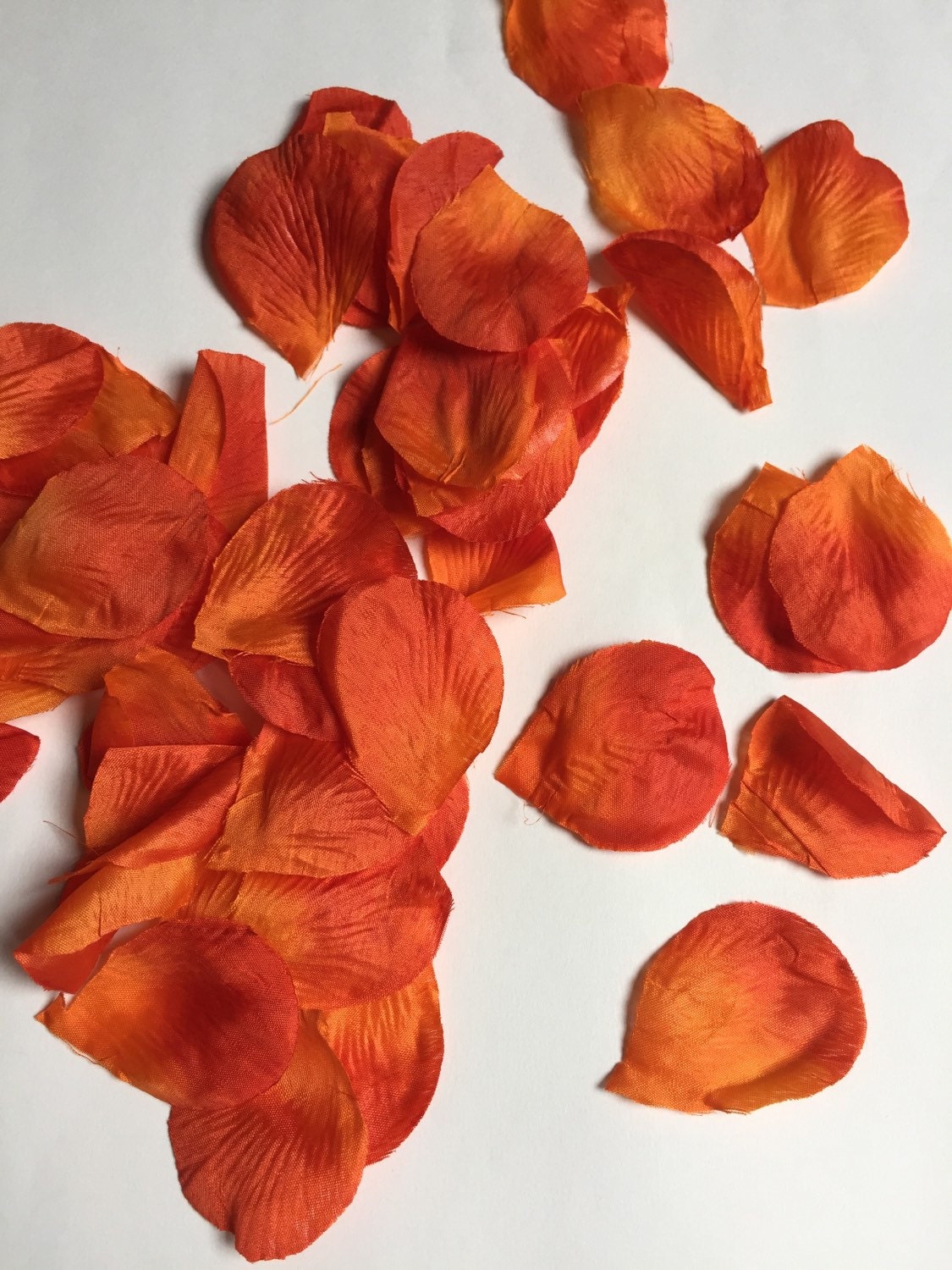 Orange rose petals orange flower petals fall wedding fall