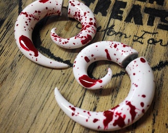 DEXTER Spirals - Faux Gauged Earrings - Fakers - Fake Gauge Earrings
