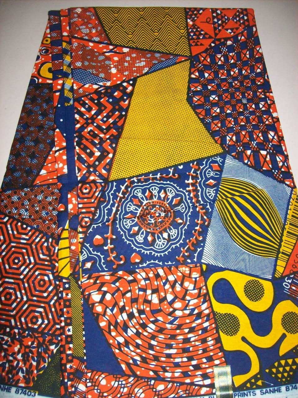 New Patchwork Style African Fabric Per Yard  African Print