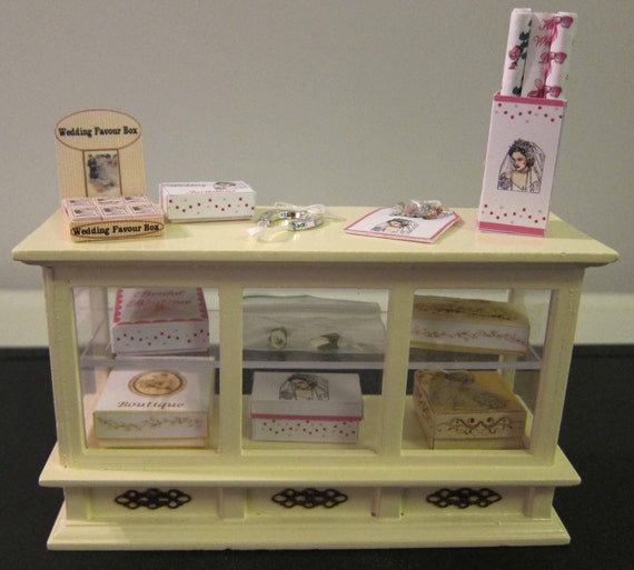 Dollhouse Miniature Furniture Shop Counter by LaBoutiqueRueDeParis