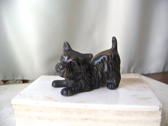 vintage scottie dog figurine