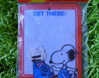 Vintage Peanuts Snoopy Mini Wipe Board Get These List