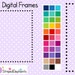 Rectangle Digital Frame Collection 2 Clip Art by StripedElephants
