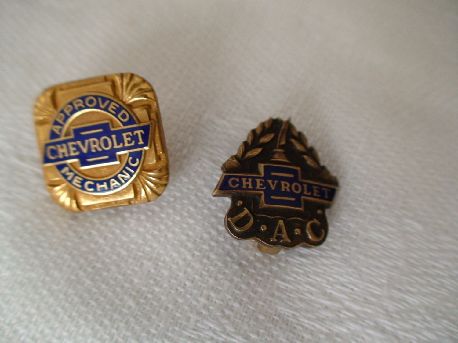 Vintage Chevrolet Pins Hat Pins Lapel Pins Approved