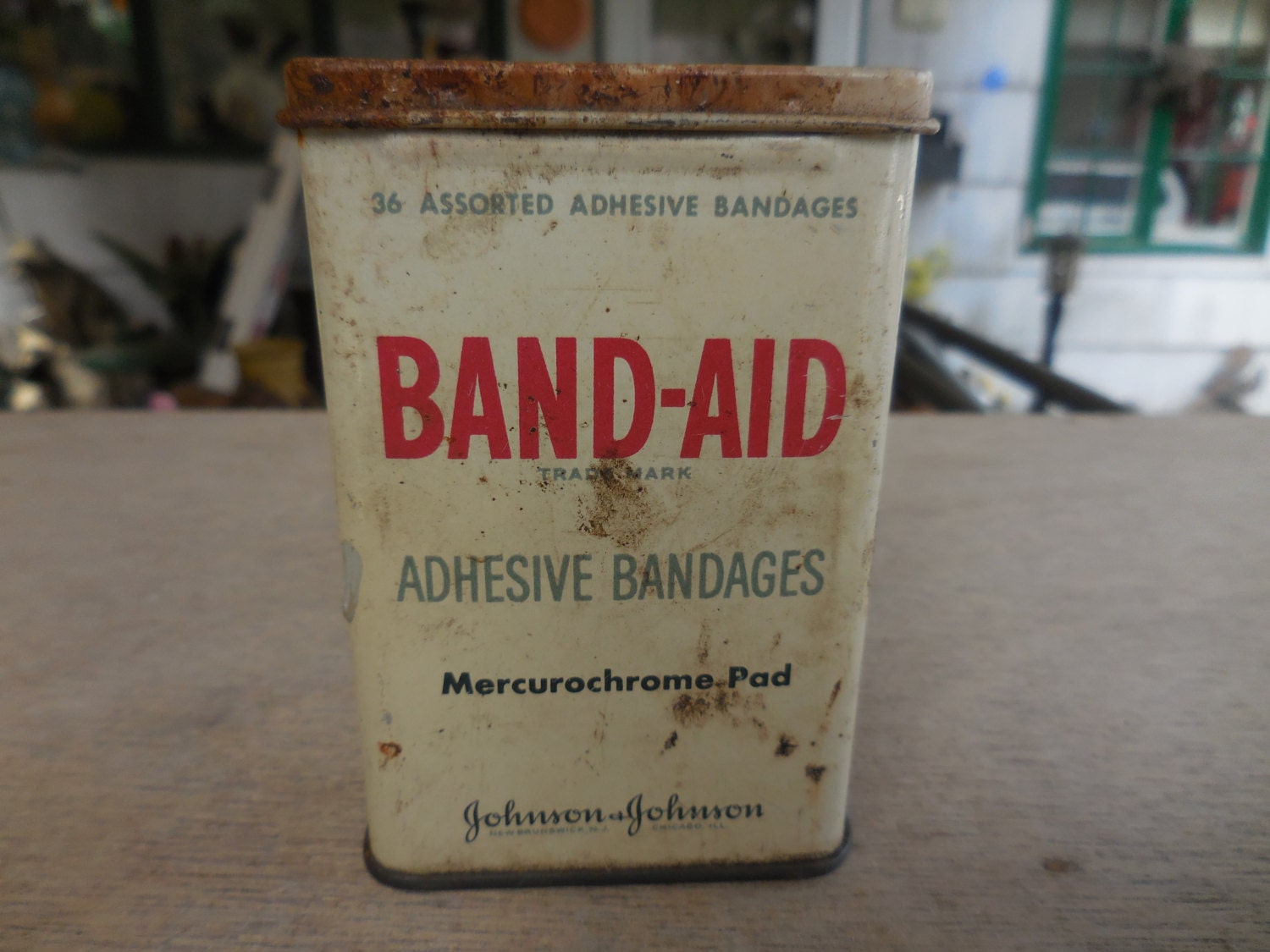 Vintage BandAid Adhesive Bandages Mercurochrome Pad 1950s