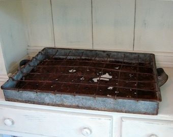 Vintage Milk Crate | Rustic Tray | Vintage Decor | Farmhouse Decor