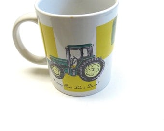 John Deere Coffee Cup Mug 1993 Tractor Farm