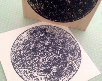 Full Moon Rubber Stamp 5367