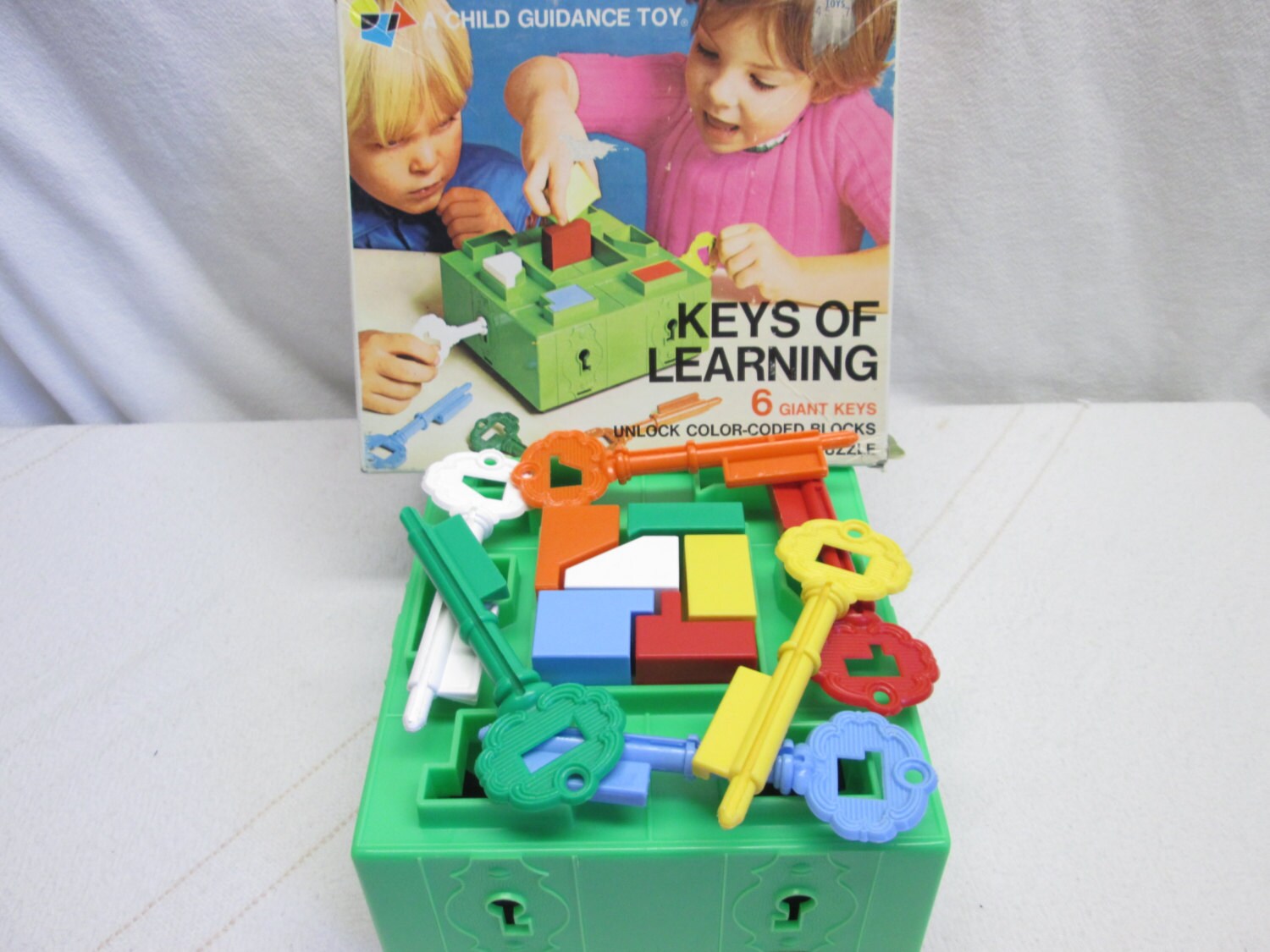 Keys of Learning Child Guidance toys blocks made in USA