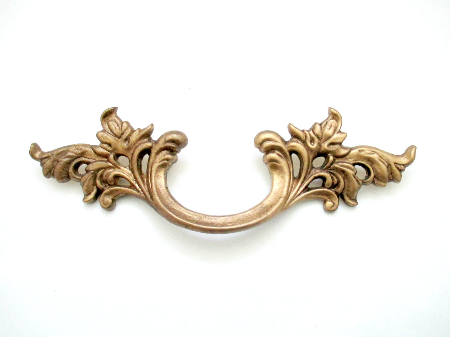 1 large French Provincial Drawer Pull 4.5 centers by Fairyhome