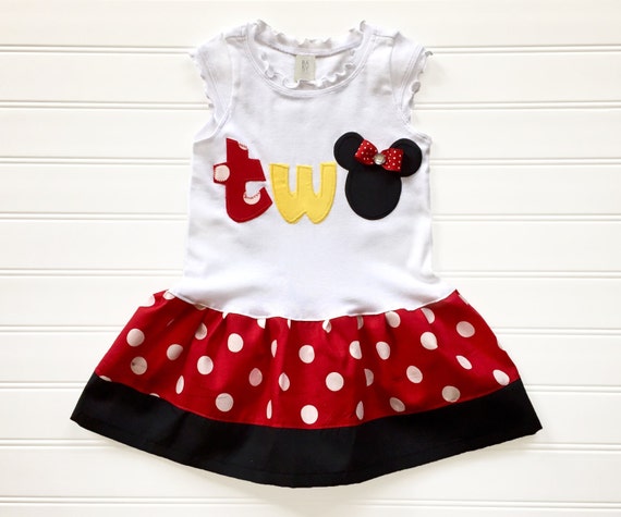 Number Dress TWO Birthday Outfit Kids Girl Clothing Baby Toddlers ...