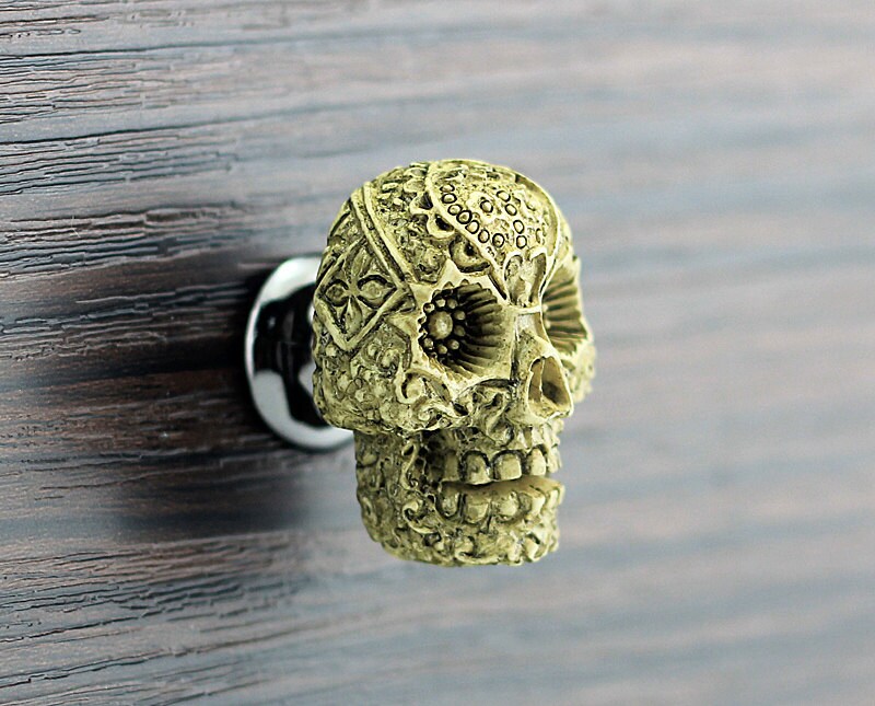 Skull Resin Knobs Dresser knobs Dresser Knobs by jade4wood